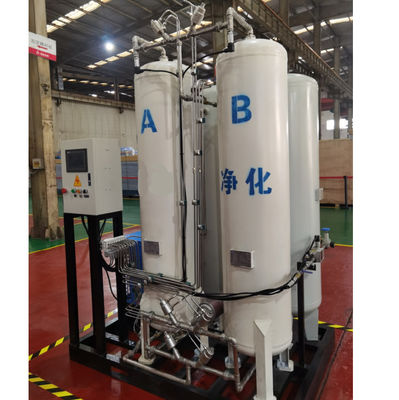 Máy tạo oxy nitơ PSA O2 Màu trắng Điều khiển thiết bị tự động Thép không gỉ